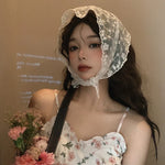 Floral turban triangle scarf   HA2050