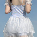 Blue dress princess dress   HA2048