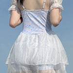 Blue dress princess dress   HA2048