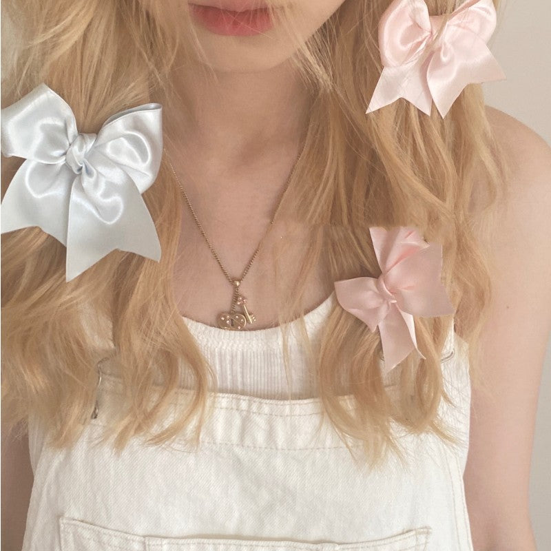 Silk bow hair clip HA2107