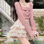 Ballet Style Sweet Ruffle Cake Dress   HA1879