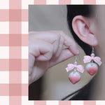 Sweet and cute bow earrings and ear clips   HA1971