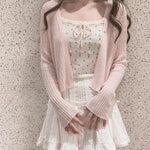 Hand-embroidered openwork sweater   HA2171