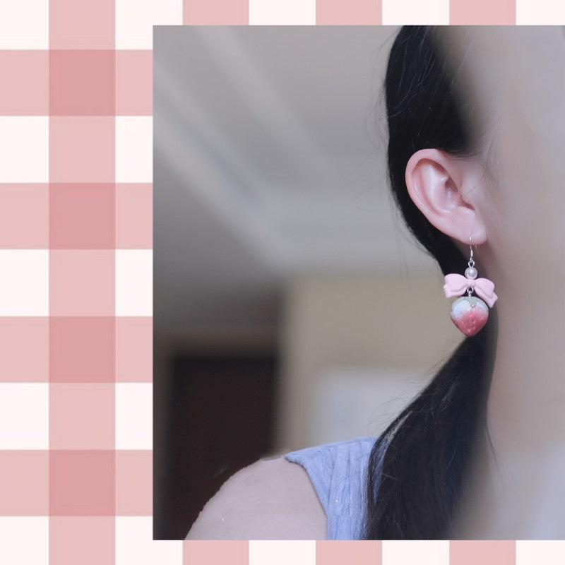 Sweet and cute bow earrings and ear clips   HA1971
