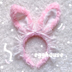 Rabbit ear plush headband   HA2148