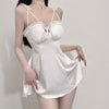 Embroidered backless cutout nightdress   HA2013