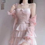Halter Neck Flower Super Fairy Cake Dress   HA2181