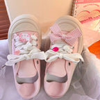 Ugly cute big head white shoes  HA1925