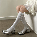Pink Bow Socks   HA2199