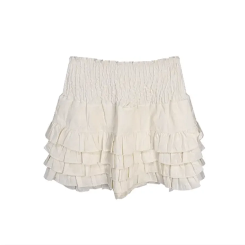 Apricot Pleated Cake Dress  HA2126