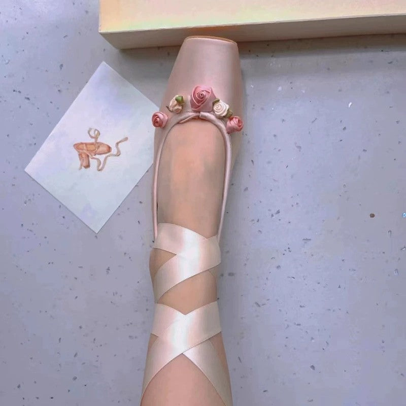Cross-strap outerwear ballet shoes   HA1962
