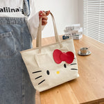 Canvas hello kitty shoulder bag   HA1745