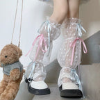 Pink Bandage Socks   HA1964