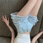 High waist denim shorts   HA2041