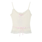 Twist knit suspenders   HA1883