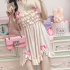 Sweet and cute pink girl nightdress   HA1966