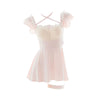 See-through Sweet Bunny Hollow Out Uniform   HA2185