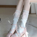 Lace Sweet Calf Socks   HA1861