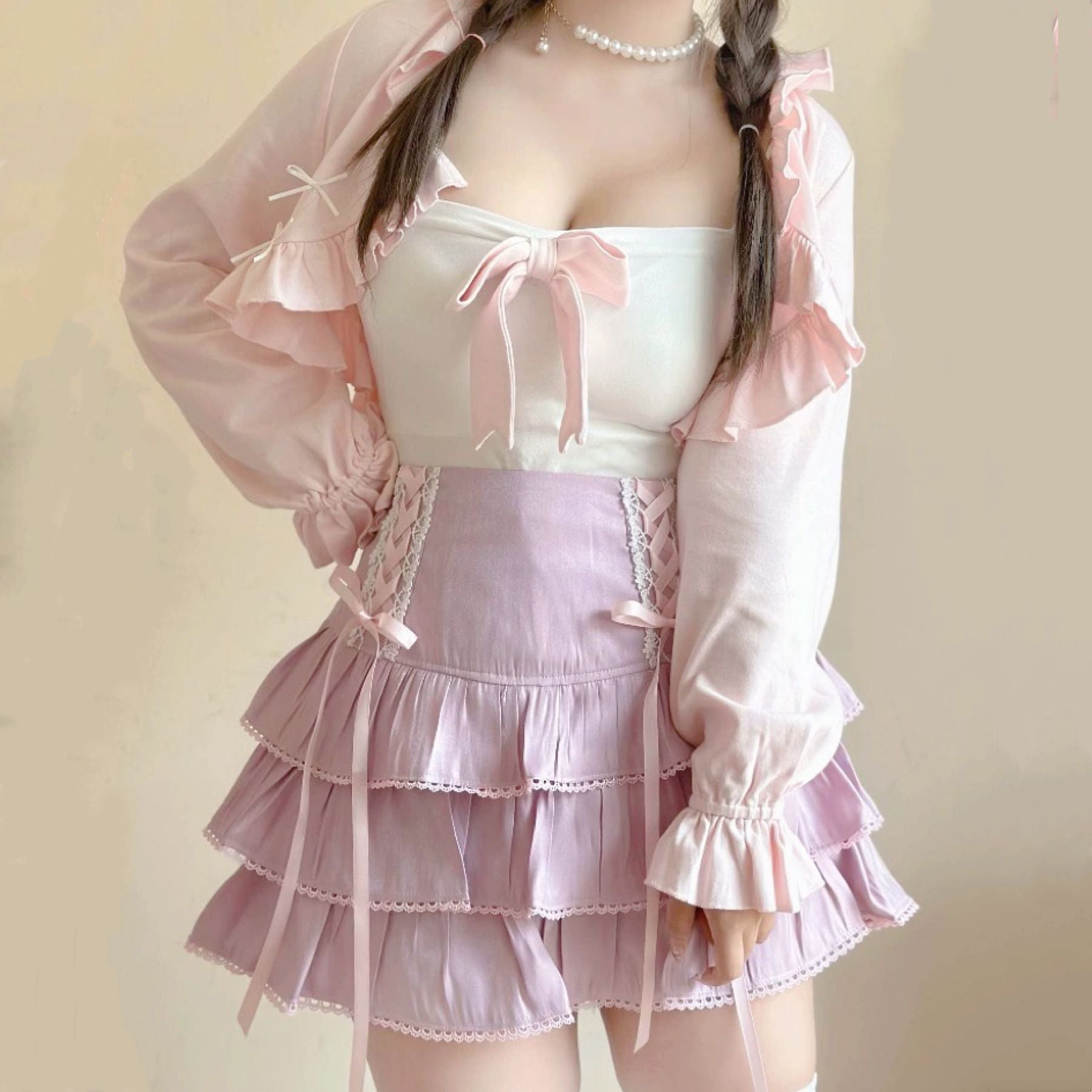 Cute cake pleated skirt HA2233