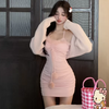 Cute sweet pink suit HA2253