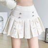 Bow tie pleated skirt HA2332