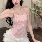 Sweet lace cake skirt suit HA2238