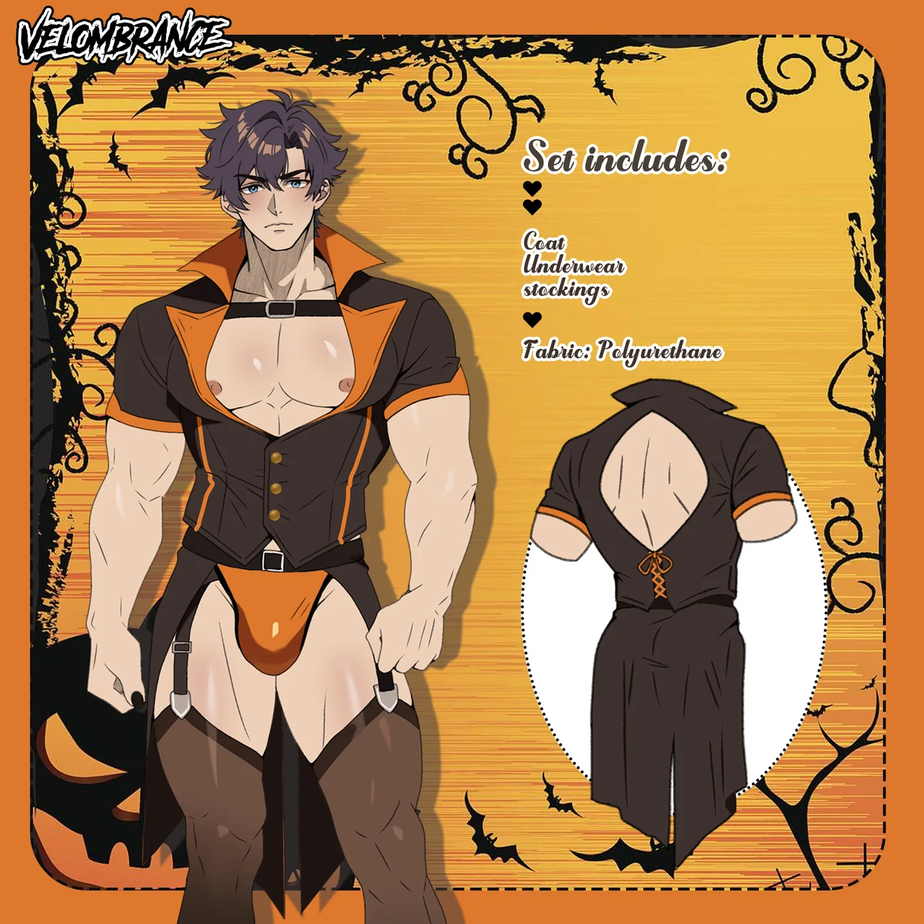 Pre-Order Halloween Vampire Prince Set (3-Piece Set) AS69