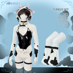 Pre-Order Cow Bodysuit (6-Piece Set） AS42