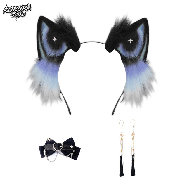 Korura Original Wig #001 Black and Blue – KuroNeko Hime