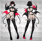 Cosplay Demonette Desire Lingerie KO76