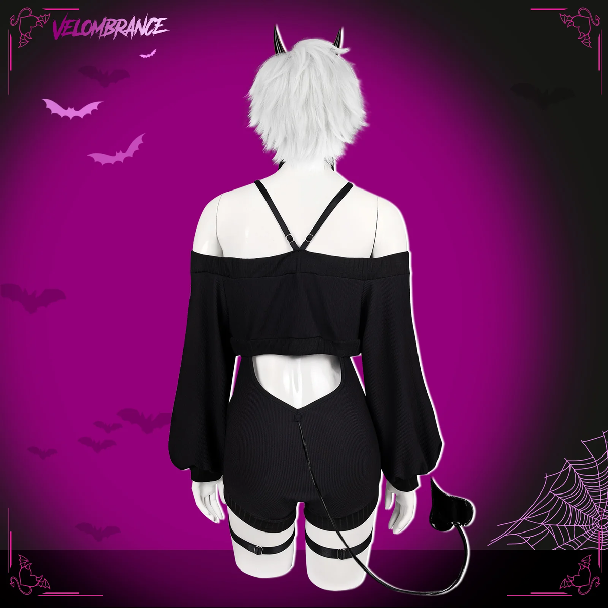 Pre-order Halloween Spooky Demon Knit Set (6-Piece Set) AS70