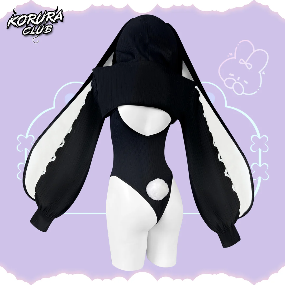 KORURACLUB-Pre-sale Cosplay Heart-Lock Floppy Bunny Jumpsuit KO103