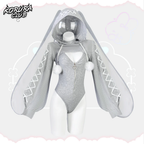 Cosplay Heart-Lock Floppy Bunny Jumpsuit KO103