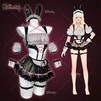 KORURACLUB-Cosplay Bunny Maid Lingerie（6-Piece Set）KO15
