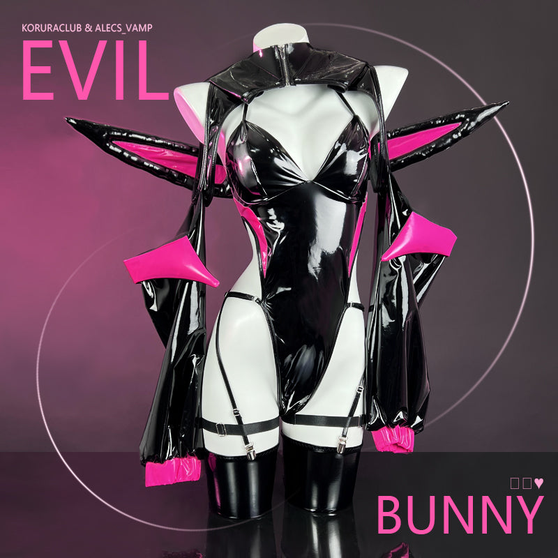 Cosplay Evil Bunny Lingerie HA2889（5-Piece Set）