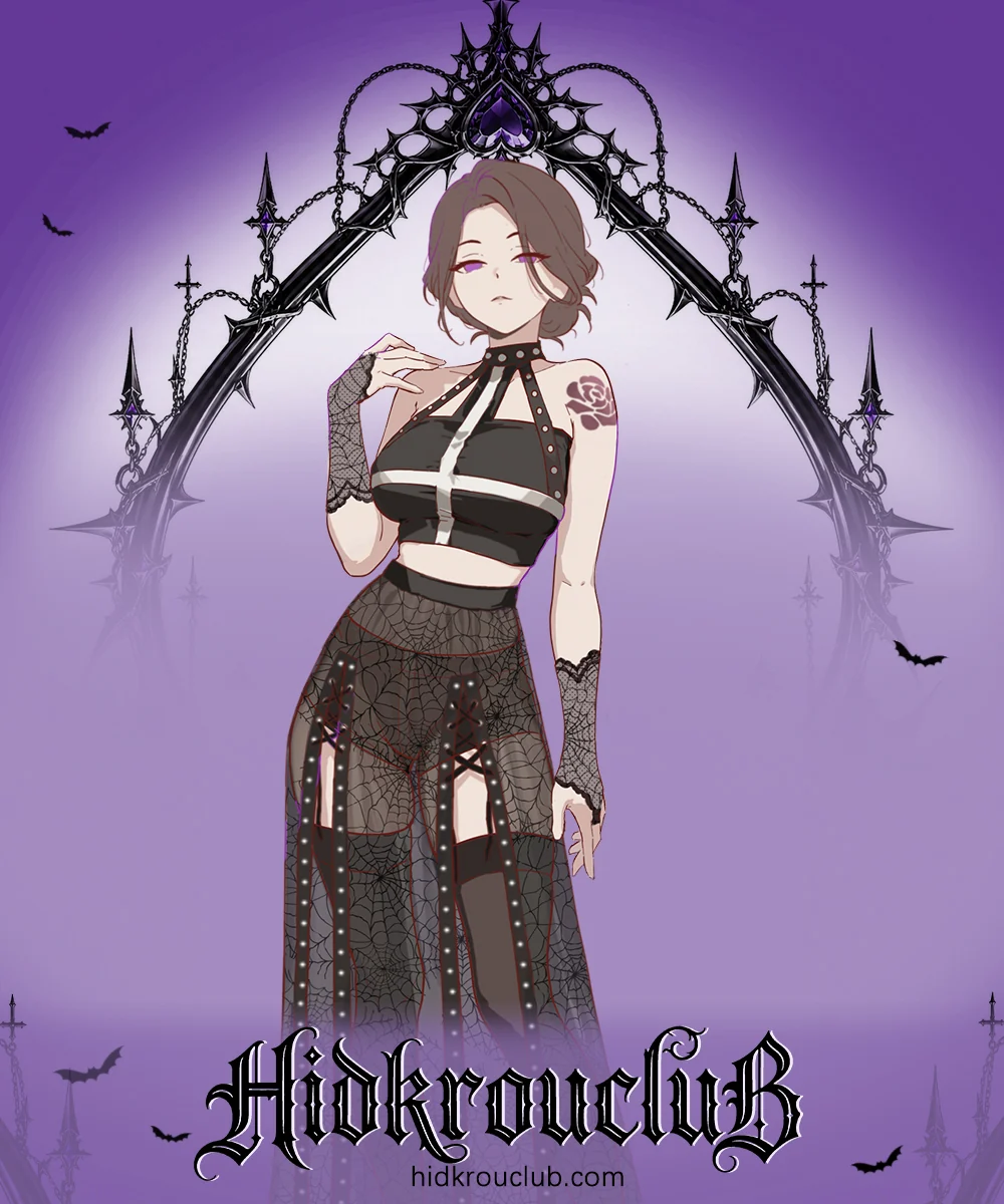 Pre-Sale Gothic Nun Sleeveless 3-Piece Costume Set HK007
