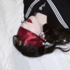 wine red silk eye mask straps HA2775