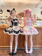Polka dot strawberry Lolita dress HA29736