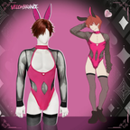 Pre-Order Cherry Bunny Bodysuit AS73 (3-Piece Set)