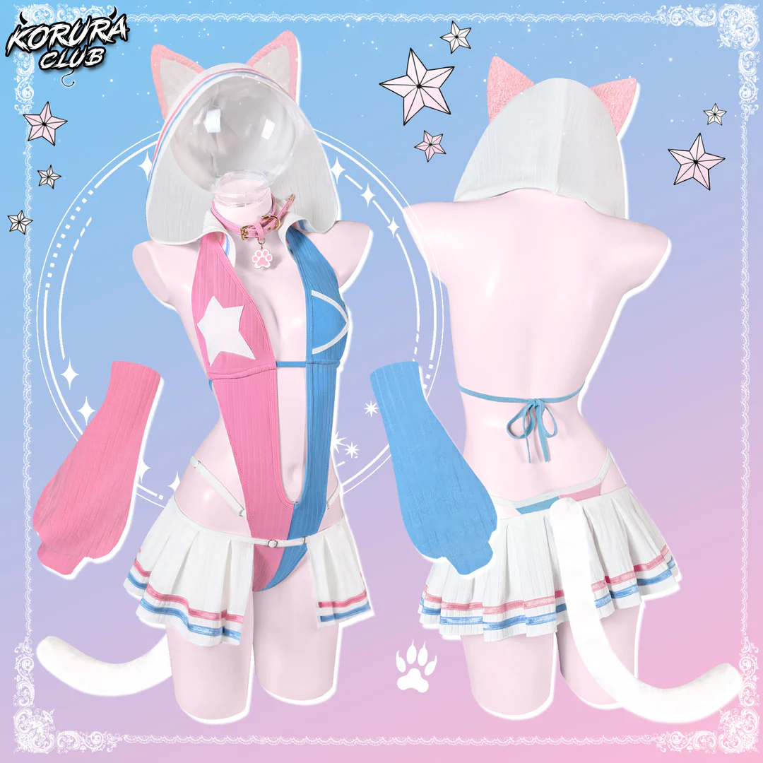 Pre-sale Star Cat Cosplay Bodysuit KO150
