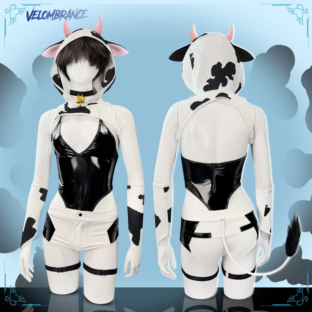 Cow Couple Cosplay Costume CP01