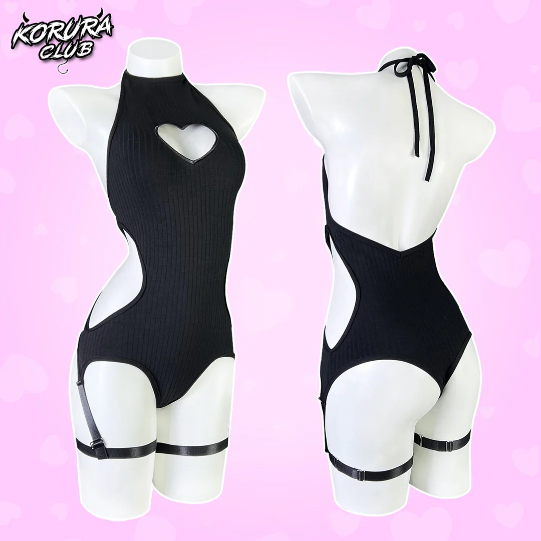 Heart Bodysuit Couple Cosplay Costume CP07