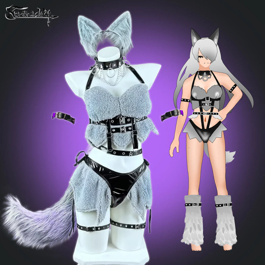 Cosplay Wolf Beauty Lingerie KO39（6-Piece Set）HA2898