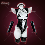 Cosplay Bar Maiden Maid Lingerie（5-Piece Set）HA2896