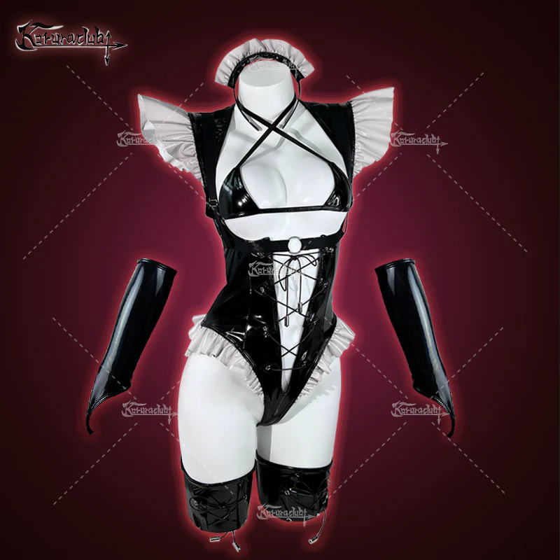 Cosplay Bar Maiden Maid Lingerie（5-Piece Set）HA2896