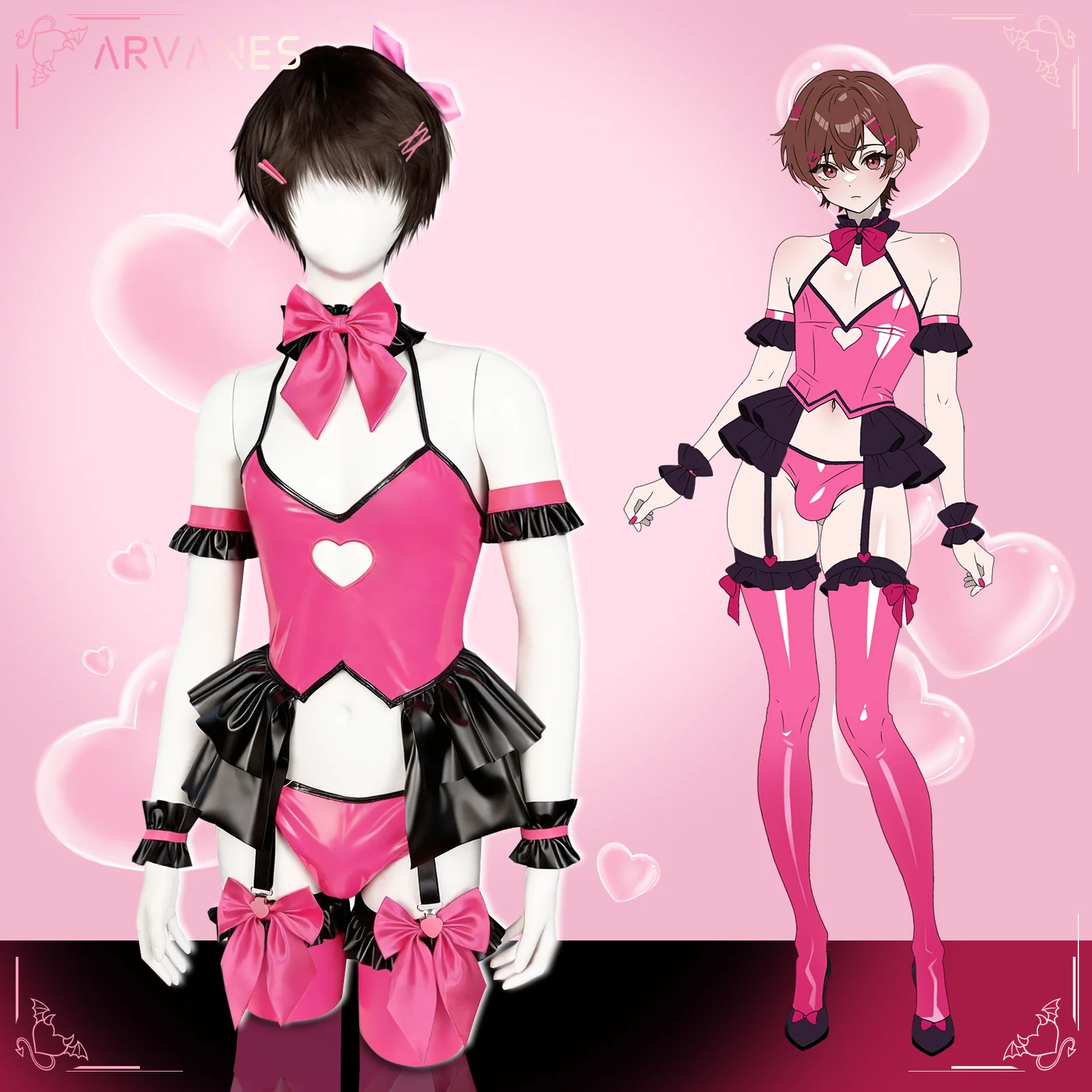 Cos Pink Heart Set (6-Piece Set) AS35