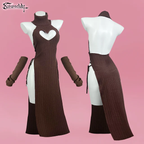 Plus Size Heart-Shaped Cheongsam KO59