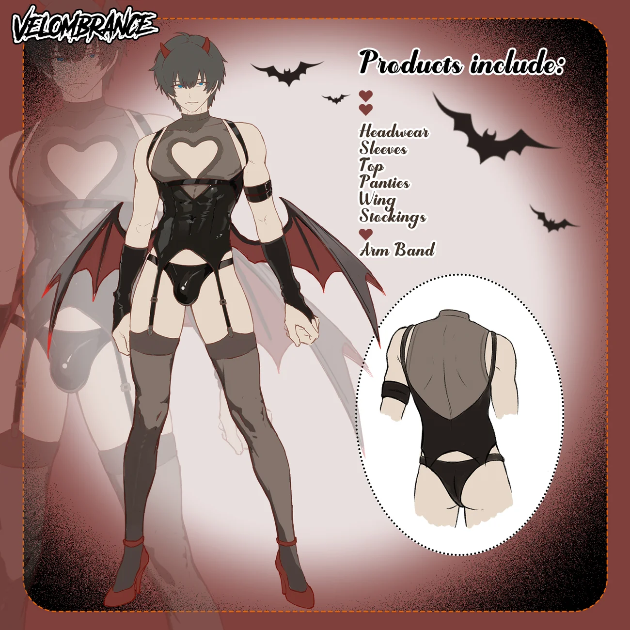 Pre-order Halloween Little Demon Set (7-Piece Set) AS71