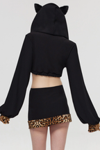 Pre-Sale Gothic Leopard Print Cat (3-Piece Set) HK009
