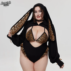 Pre-sale Leopard Print Bunny Cosplay Long-Sleeve Lingerie Set KO146